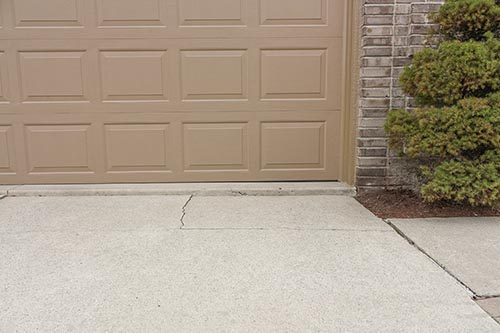 Uneven Garage Concrete in Long Island