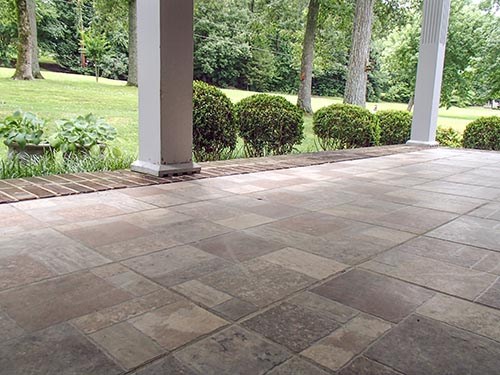 PolyLevel for Sunken Patio in Huntington, Medford, Islip