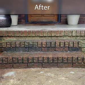 Sinking stairs repaired with PolyLevel® Medford